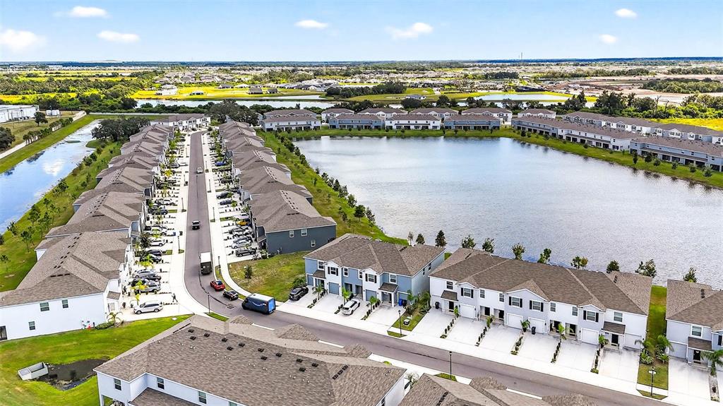 193 Mangrove Shade Circle Apollo Beach, FL 33572 - Photo 45 of 47 a view of a city and an ocean view