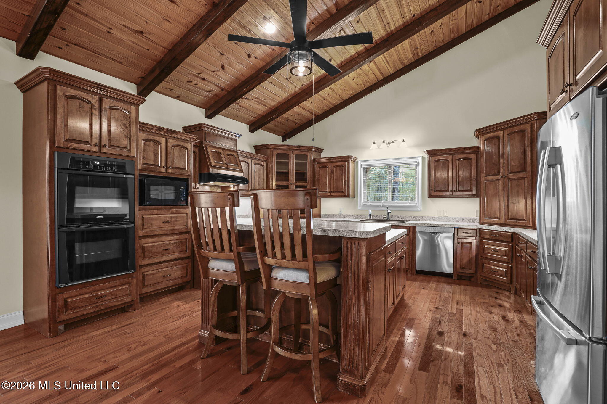 185 West Neal Road Florence, MS 39073 - Photo 7 of 77 Gorgeous kitchen with beamed ceiling