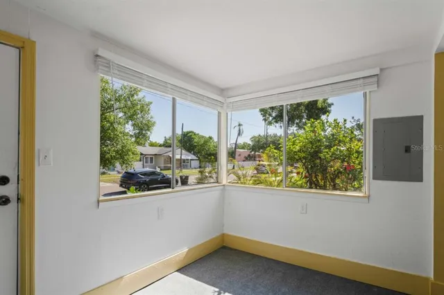 a view of a lot of a window in a room