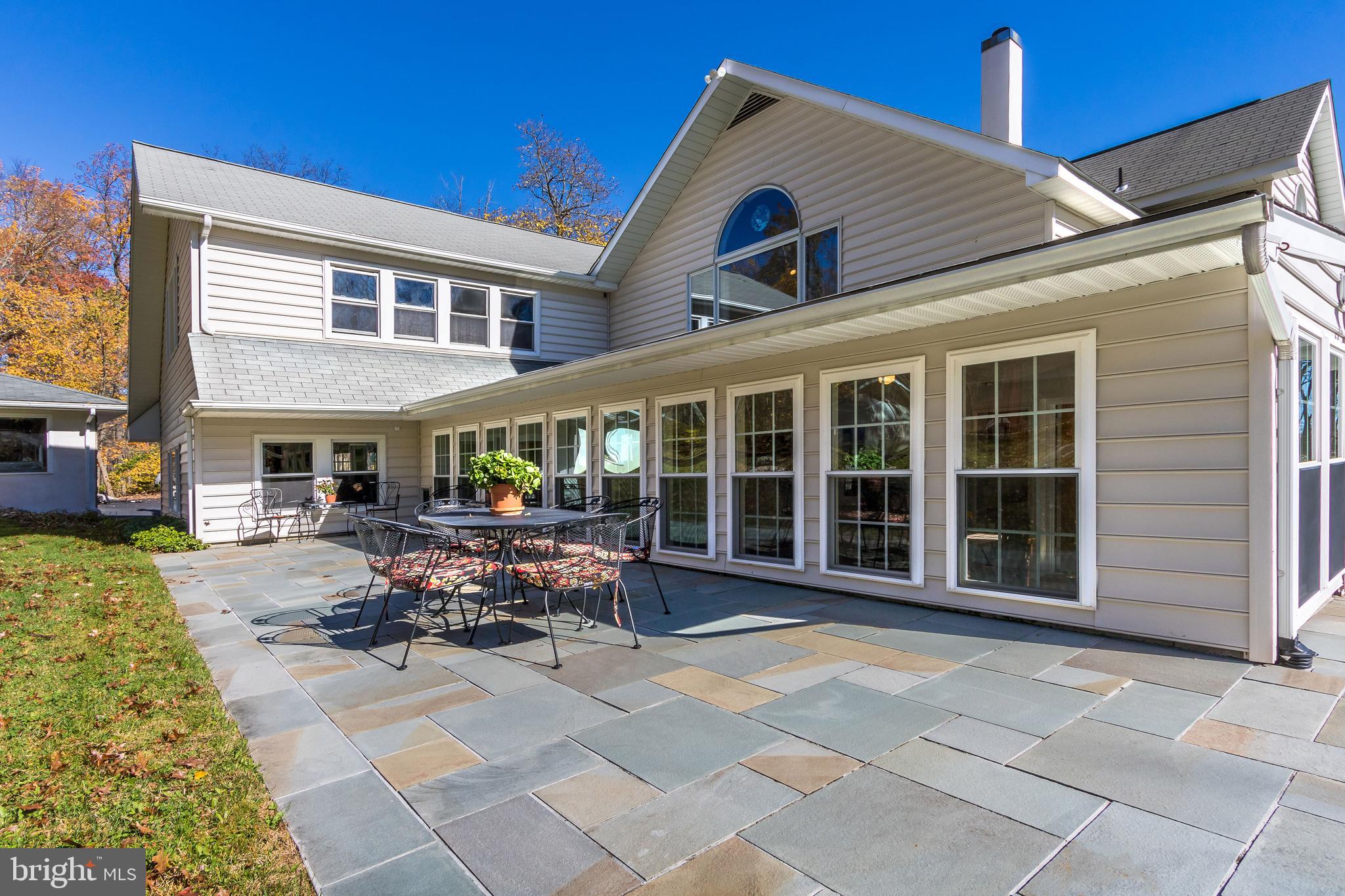 1710 West Rock Road Perkasie, PA 18944 - Photo 46 of 56 Wide Bluestone Patio-Wonderful for Entertaining!