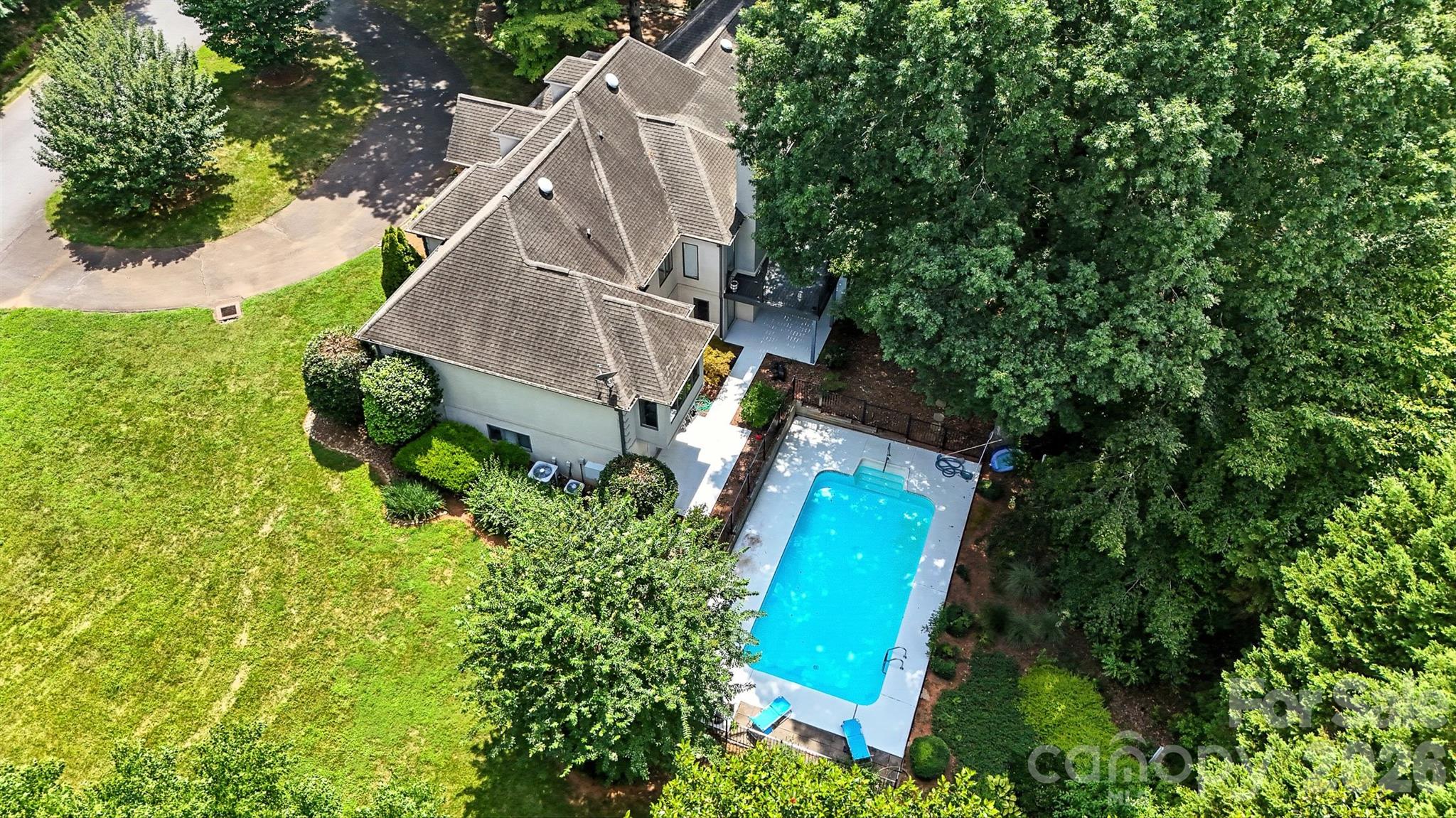 5042 Ridge Land Drive Hickory, NC 28602 - Photo 41 of 46 an aerial view of a house