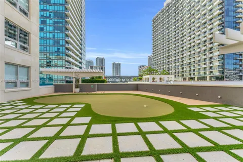 a swimming pool with outdoor view