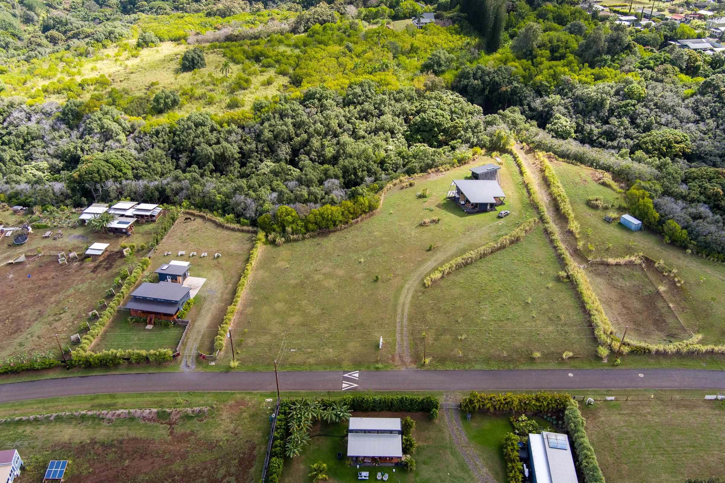 674 Kauaheahe Place, Unit A Haiku, HI 96708 - Photo 14 of 21 an aerial view of a house with a yard