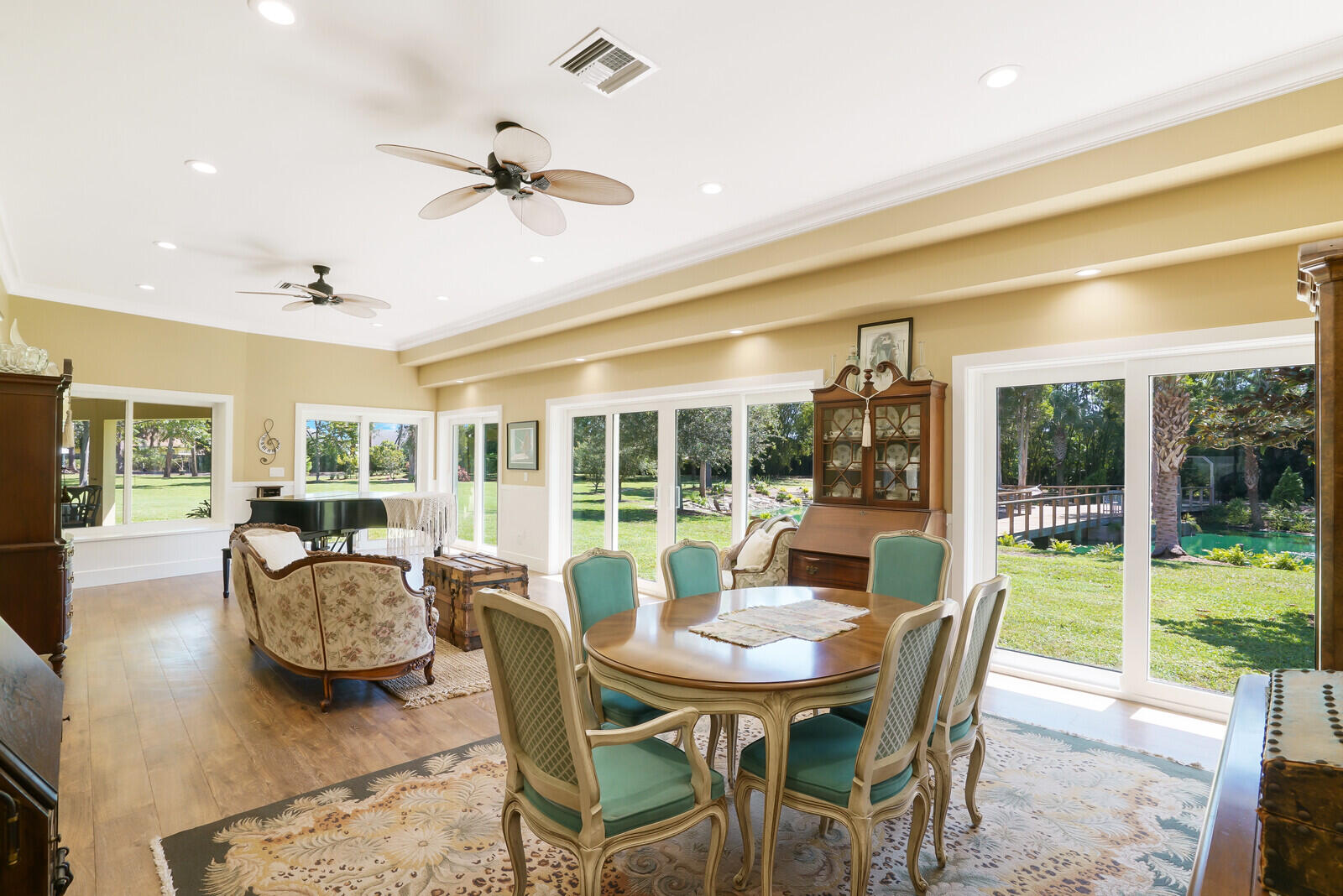 6624 Dillman Road Greenacres, FL 33413 - Photo 20 of 65 a view of a dining room with furniture window and outside view