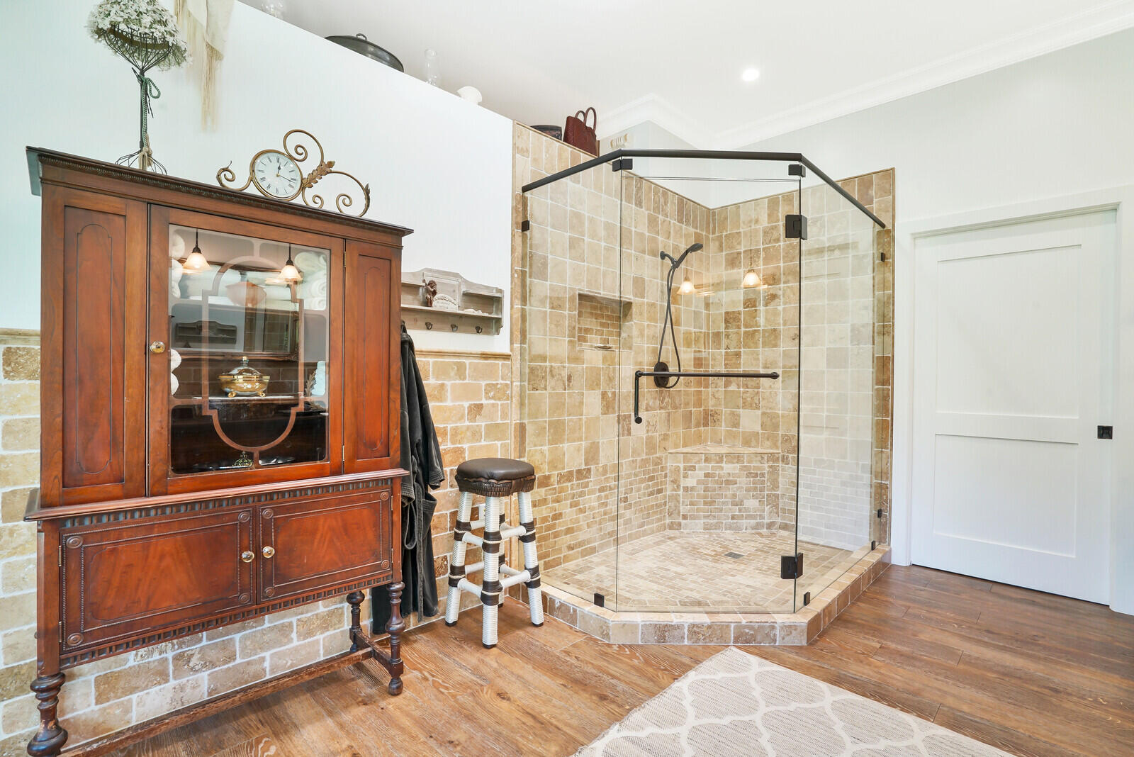 6624 Dillman Road Greenacres, FL 33413 - Photo 27 of 65 a bathroom with a shower and a sink