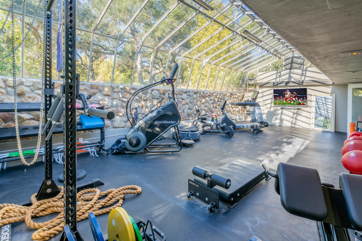 2118 Mt Calvary Road Santa Barbara, CA 93105 - Photo 22 of 55 Gym 2118 Mt Calvary Rd 93105