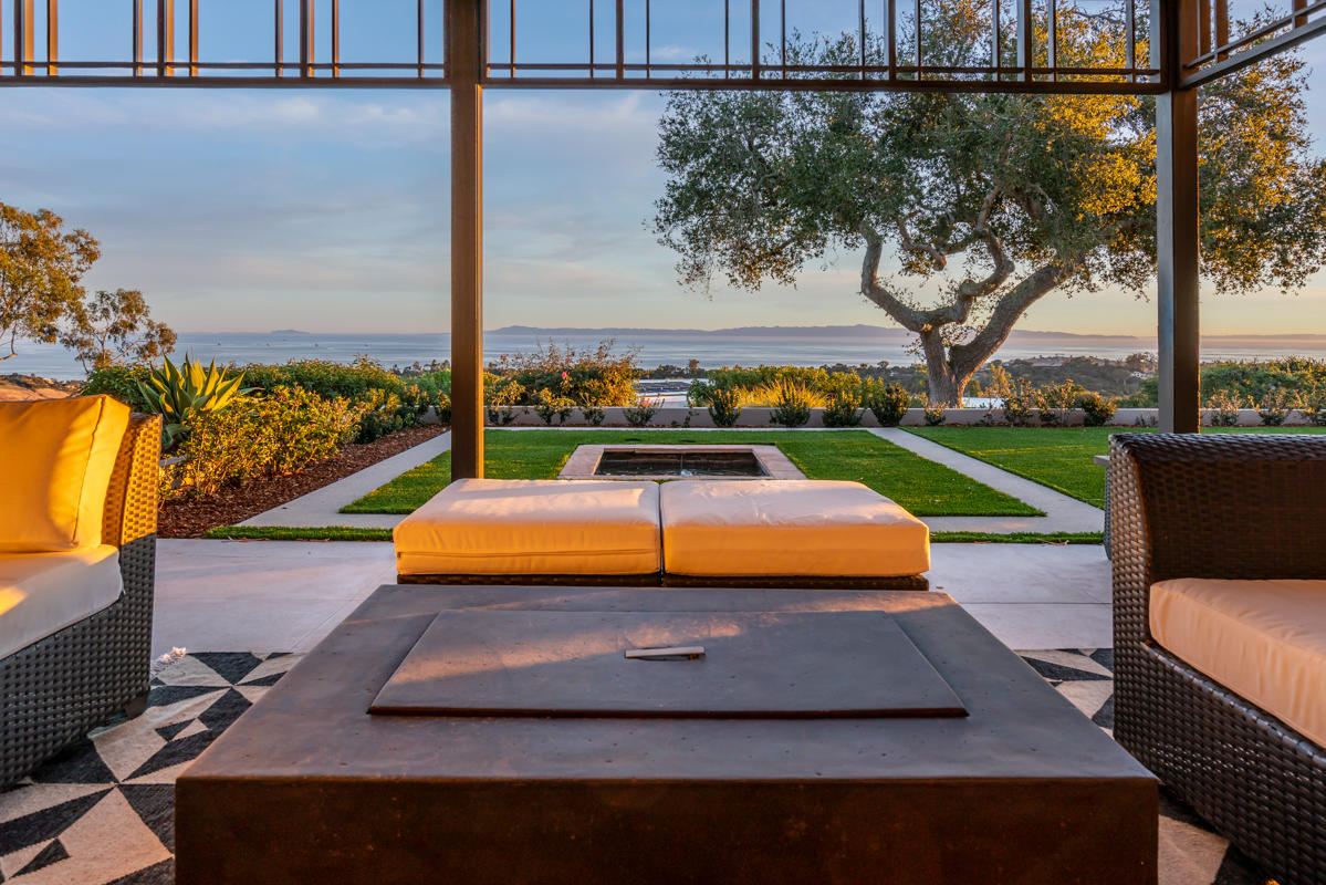 2118 Mt Calvary Road Santa Barbara, CA 93105 - Photo 10 of 55 Firepit and Views 2118 Mt Calvary Rd