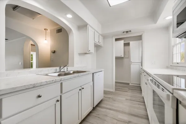 a close view of utility room