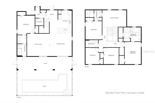 a dining room with lots of wooden furniture and wooden floor