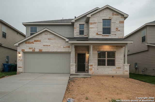 a view of a house with a outdoor space