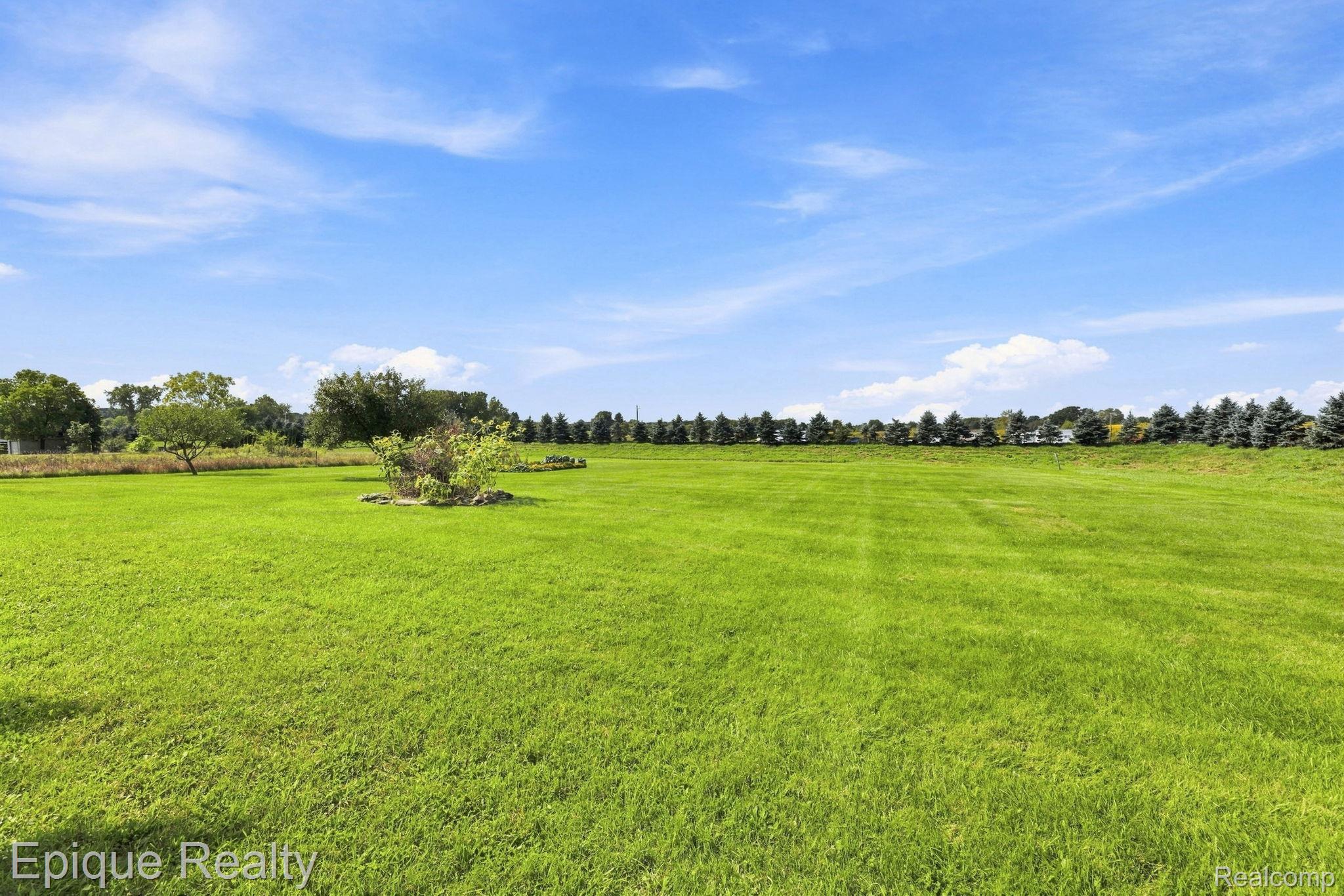 10091 North Genesee Road Mount Morris, MI 48458 - Photo 29 of 35 Expansive green space featuring a manicured lawn and mature trees