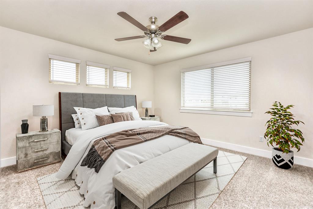 420 White Steppe Way Georgetown, TX 78626 - Photo 15 of 29 Primary Bedroom - Virtually Staged