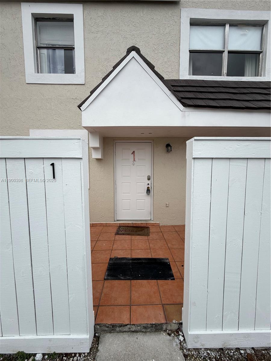 a view of entrance door of the house