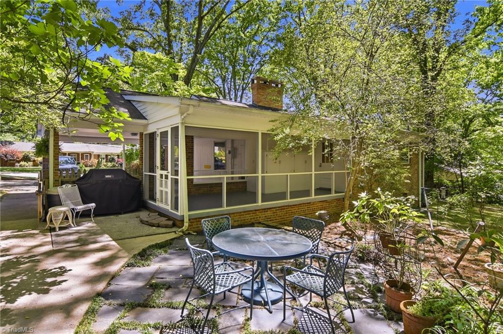 706 Friar Tuck Road Winston-Salem, NC 27104 - Photo 27 of 34 Enjoy evenings outdoors on screened-in porch or patio when the weather permits