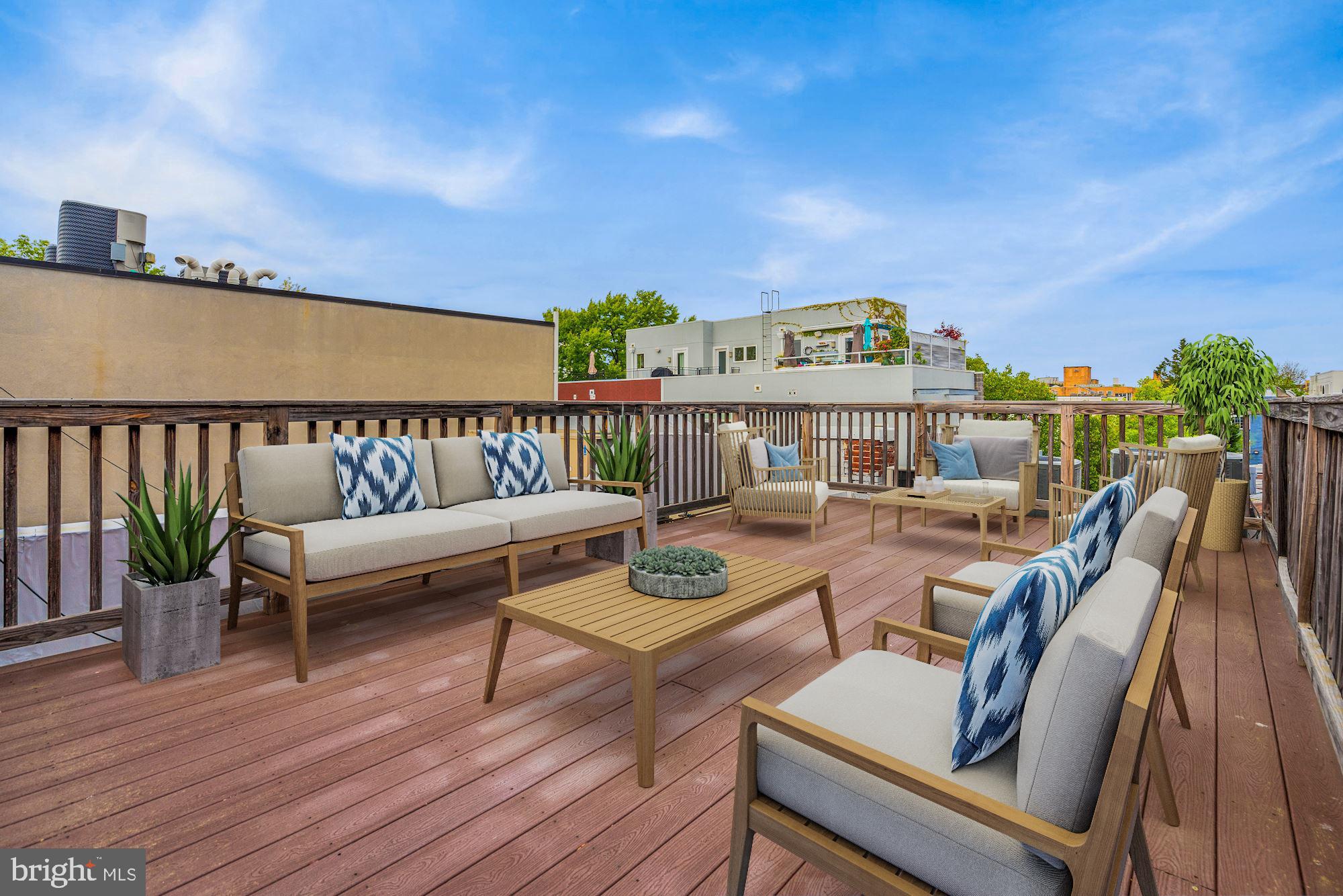 2721 2721-upper Ontario Road Northwest Washington, DC 20009 - Photo 23 of 31 a view of a chairs in a balcony