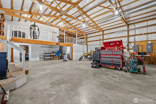 a view of houses with city view