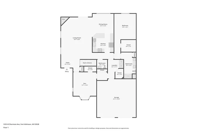$459,900 | 1233 Sherman Avenue West, Fort Atkinson, WI 53538