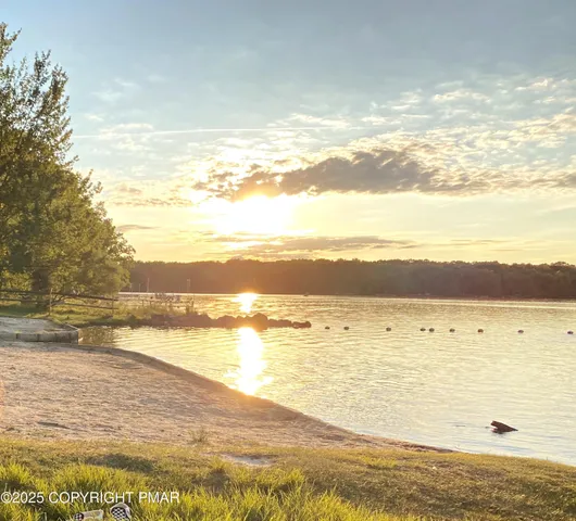 a view of an ocean and beach