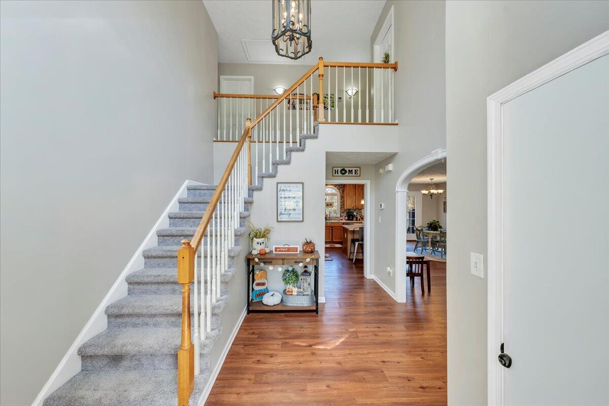 780 Farmington Road Hardy, VA 24101 - Photo 2 of 50 a view of entryway and hall with wooden floor