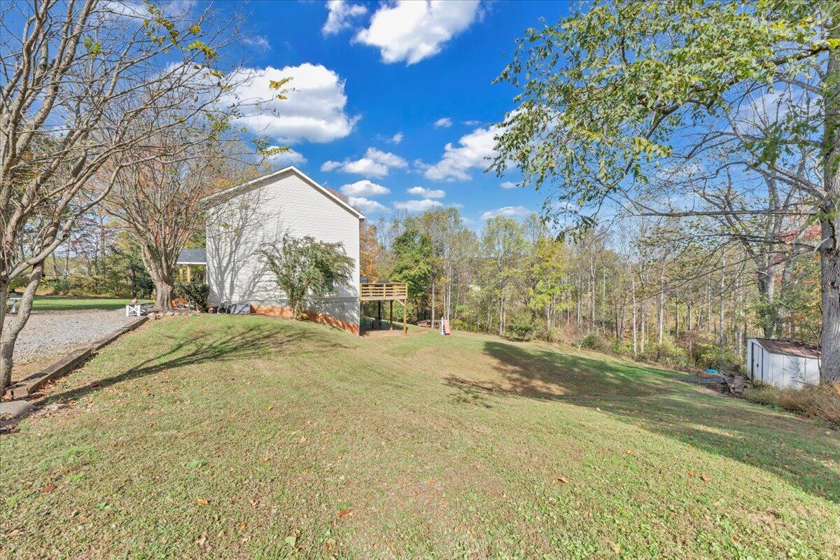 780 Farmington Road Hardy, VA 24101 - Photo 45 of 50 a view of a yard with plants and trees