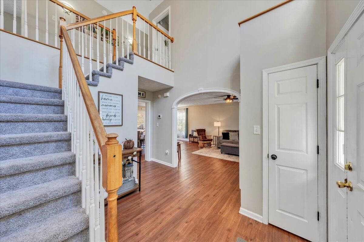 780 Farmington Road Hardy, VA 24101 - Photo 10 of 50 a view of entryway and hall with wooden floor