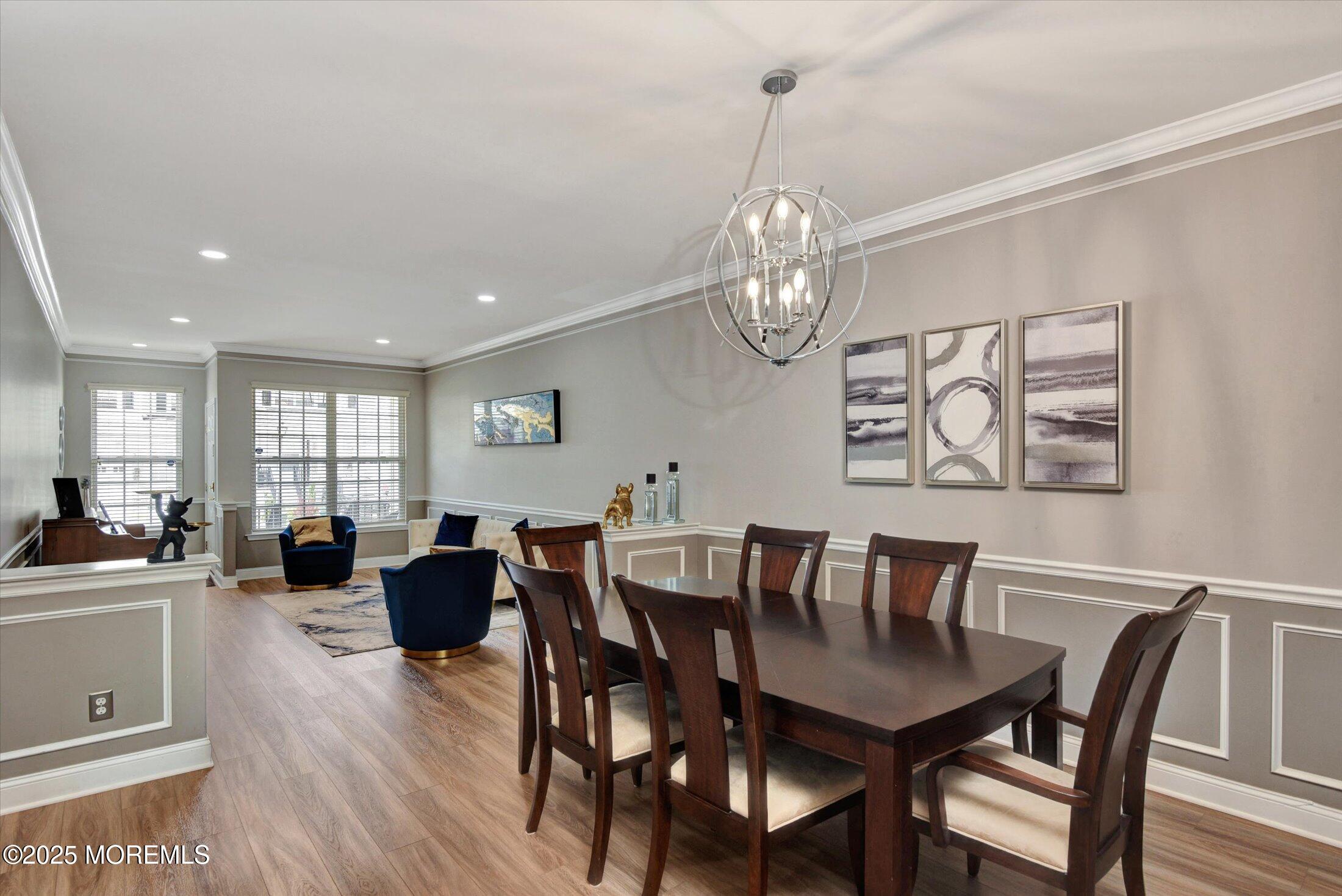 45 Brookfield Drive Jackson, NJ 08527 - Photo 7 of 39 a view of a dining room with furniture window and wooden floor