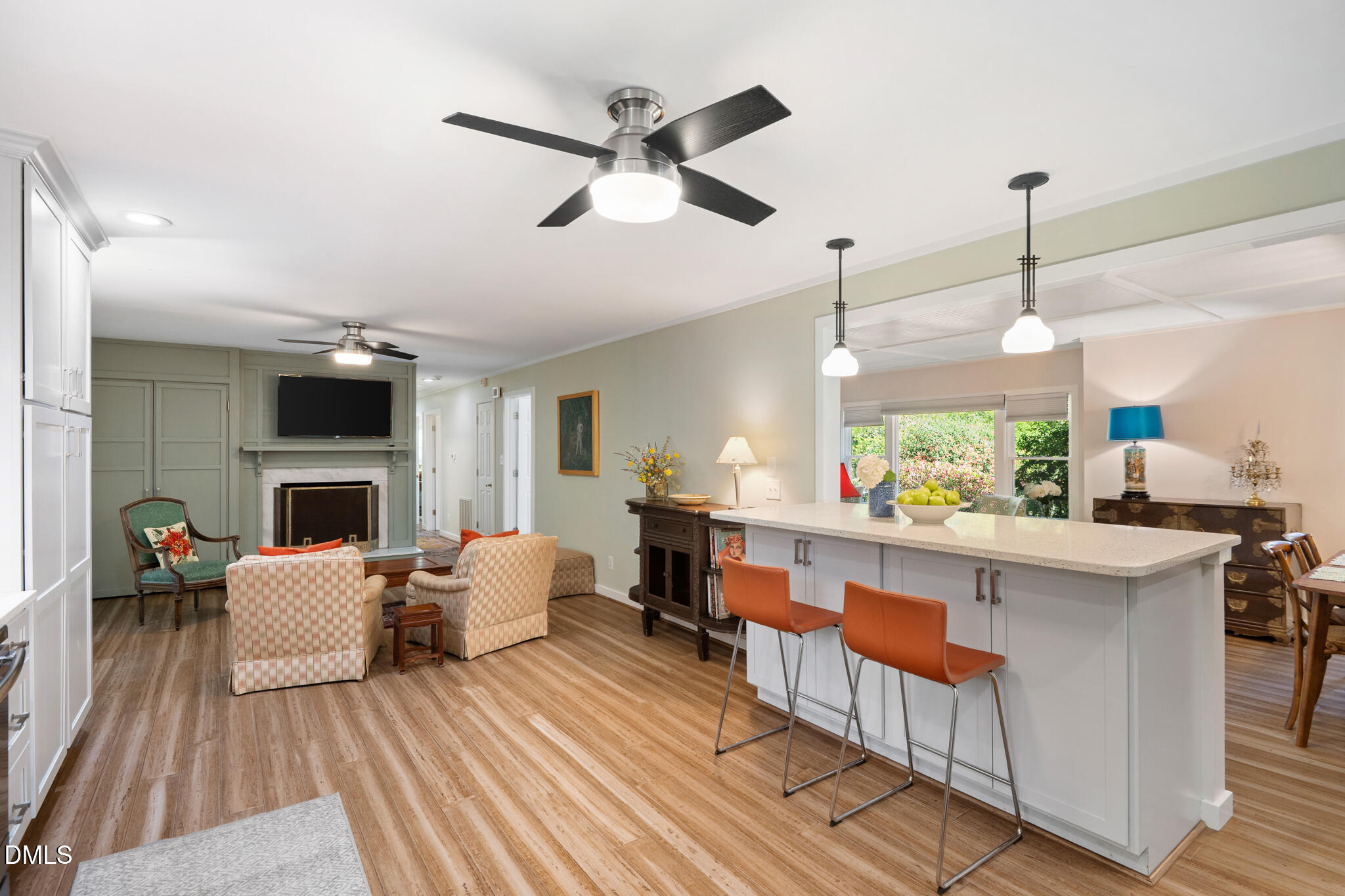 1902 White Plains Road Chapel Hill, NC 27517 - Photo 27 of 53 Kitchen view into Family Room