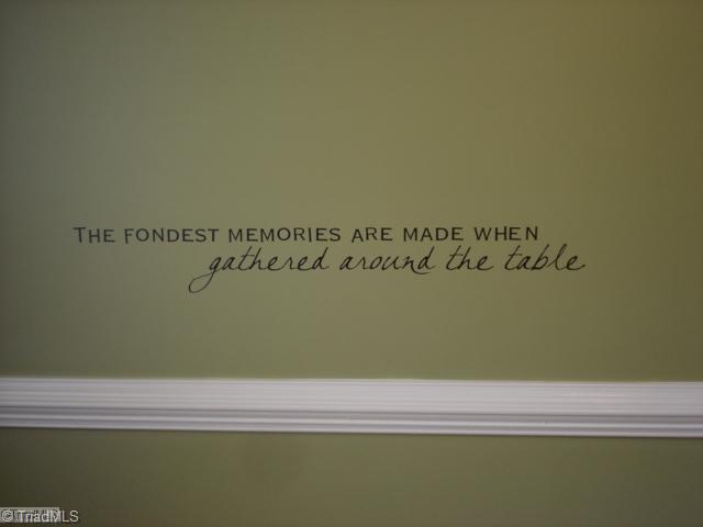 7405 Friendship Church Road Browns Summit, NC 27214 - Photo 7 of 12 Dining Room. Dining room wall