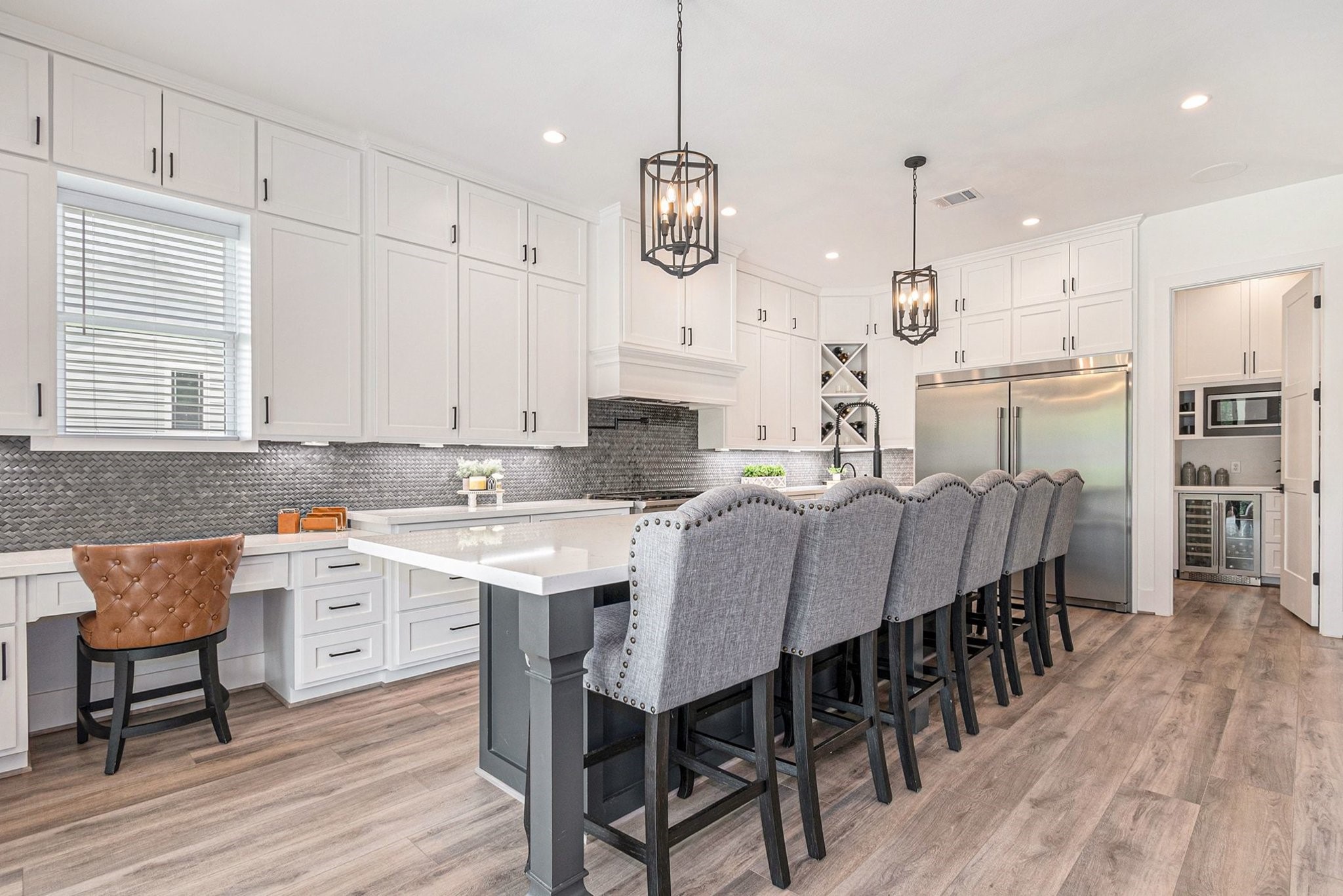 111 Seagull Path Point Blank, TX 77364 - Photo 17 of 49 Open concept kitchen with large island.