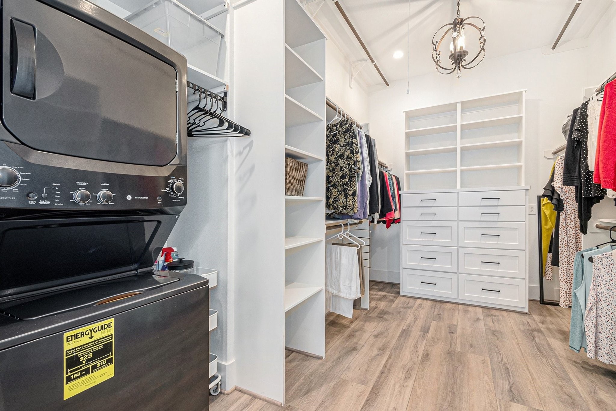 111 Seagull Path Point Blank, TX 77364 - Photo 23 of 50 Large master closet with washer and dryer.