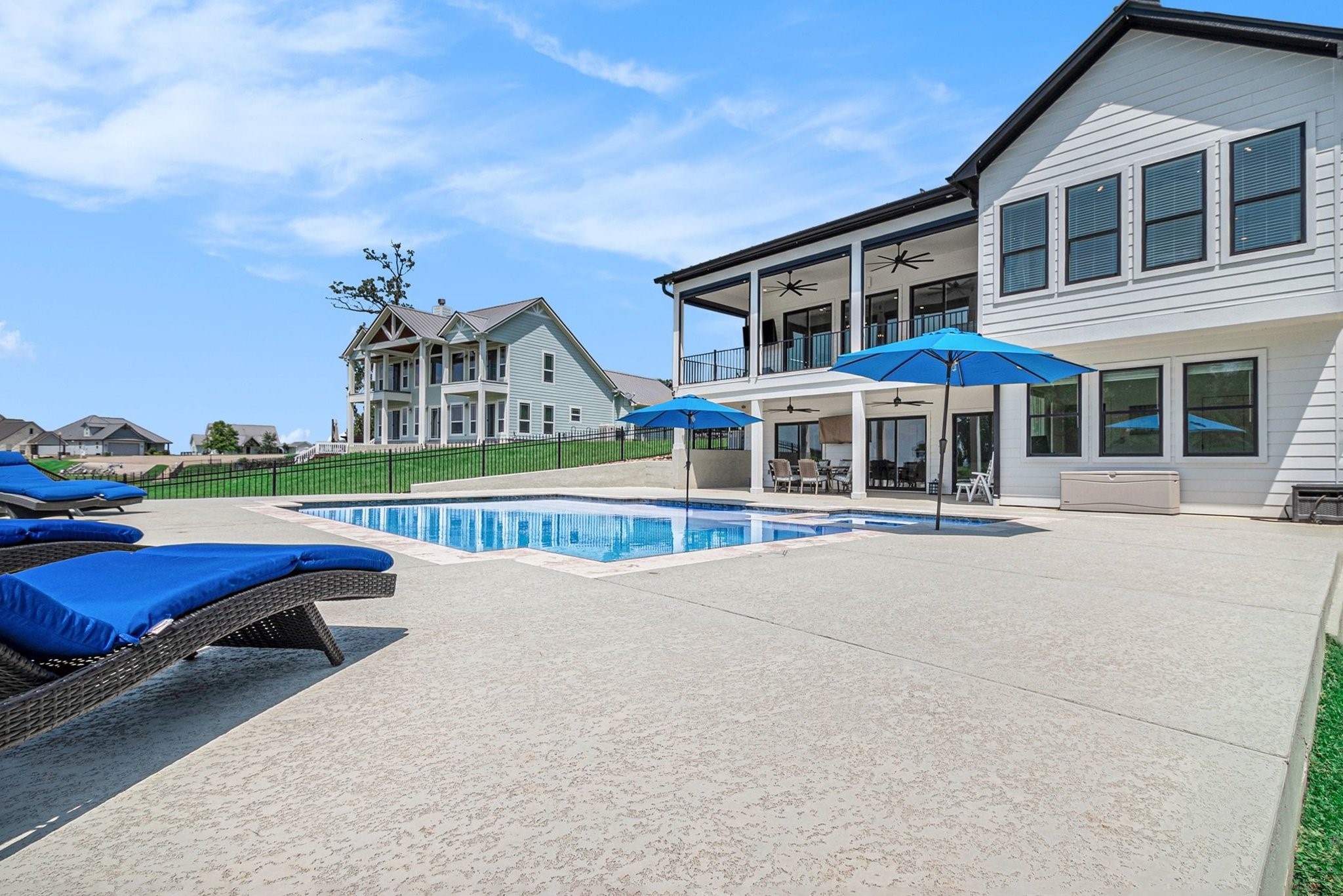 111 Seagull Path Point Blank, TX 77364 - Photo 41 of 49 Umbrellas and furniture come with the home and have a special closet inside.
