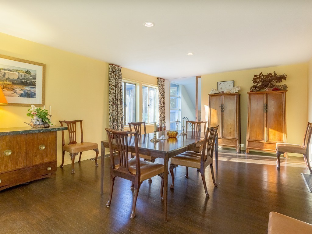 106 Sargent Road Brookline, MA 02445 - Photo 8 of 20 a view of a a dining room with furniture window and wooden floor