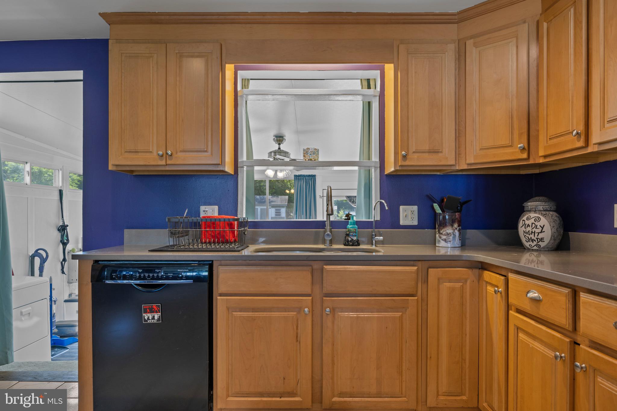 102 Roe Street Greensboro, MD 21639 - Photo 8 of 42 a kitchen with granite countertop a sink stainless steel appliances and cabinets