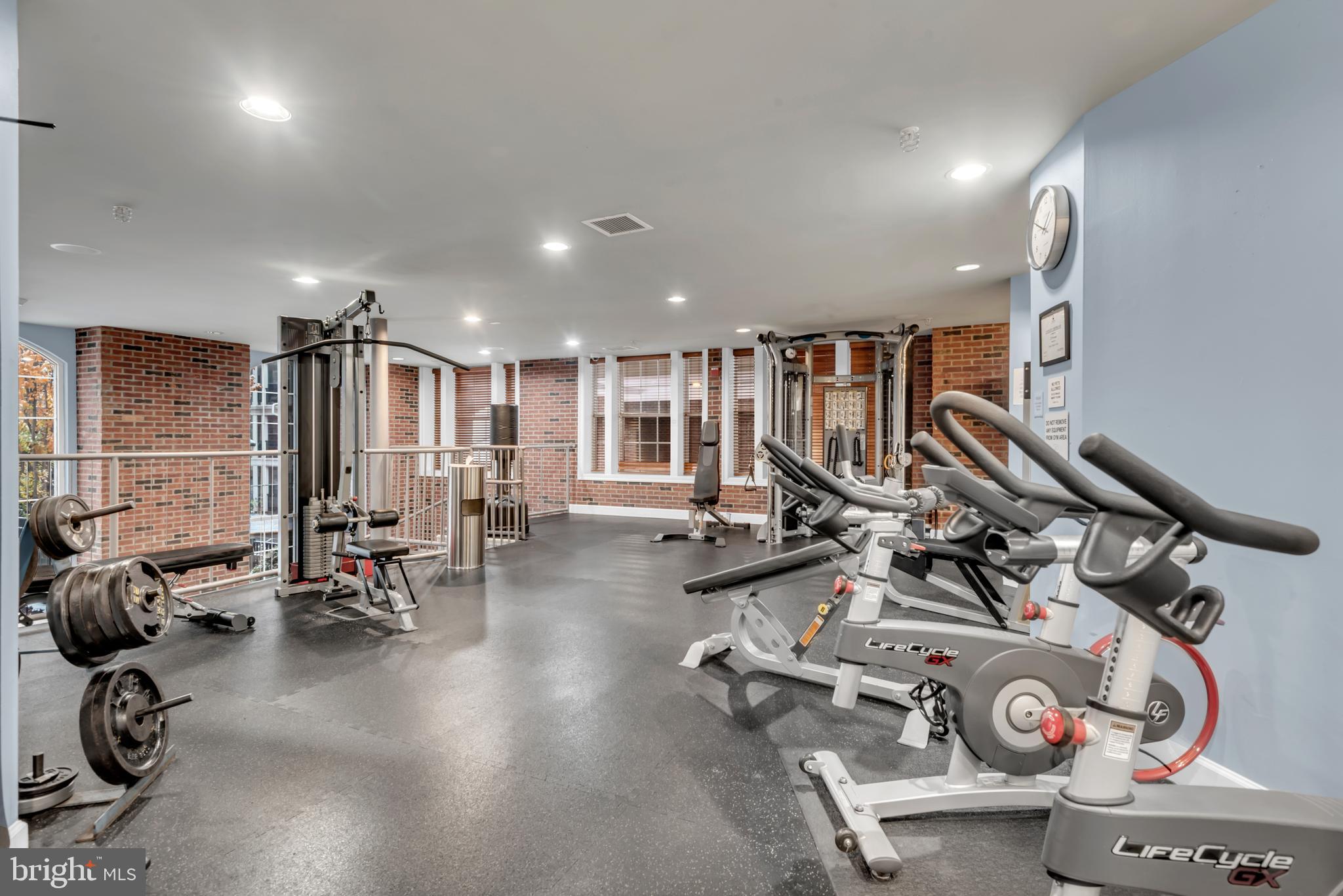 7 Booth Street, Unit 302 Gaithersburg, MD 20878 - Photo 38 of 63 a view of a room with gym equipment