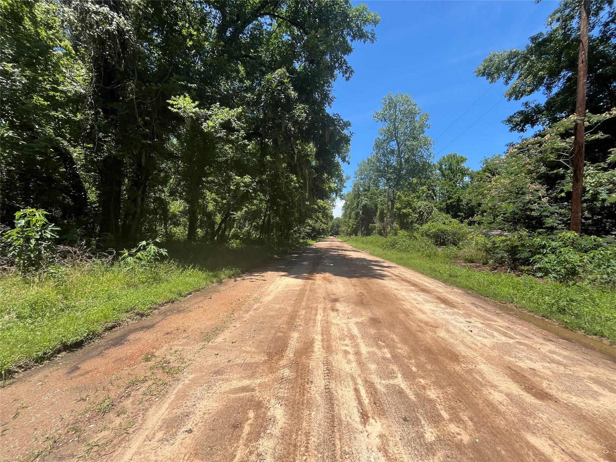 127 Trinity Road Dayton Lakes, TX 77535 - Photo 6 of 6 a view of a backyard of a house