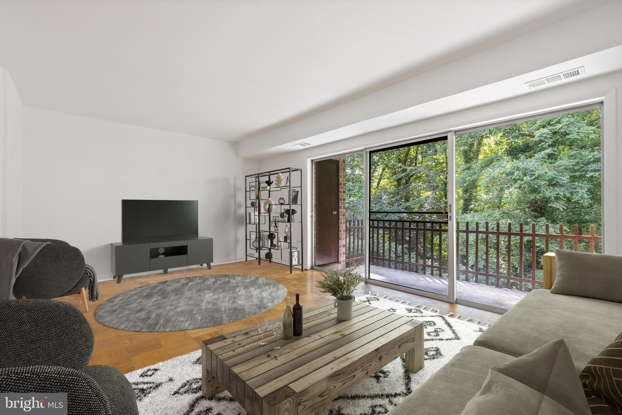 11605 Vantage Hill Road, Unit 12B Reston, VA 20190 - Photo 8 of 30 Living Room - virtually staged