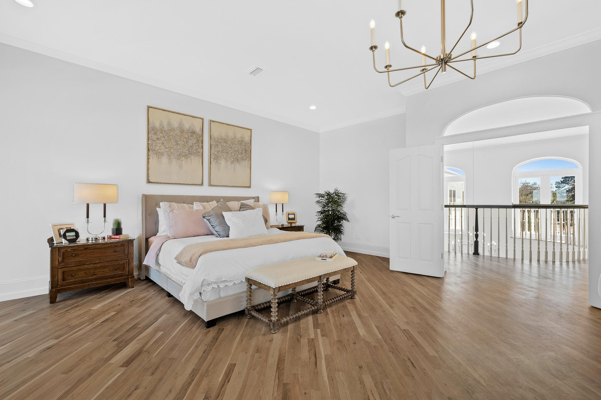 4105 Indian Trail Destin, FL 32541 - Photo 29 of 70 a spacious bedroom with a bed and a window