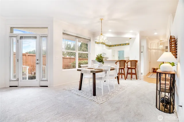 a view of a two chair in the patio