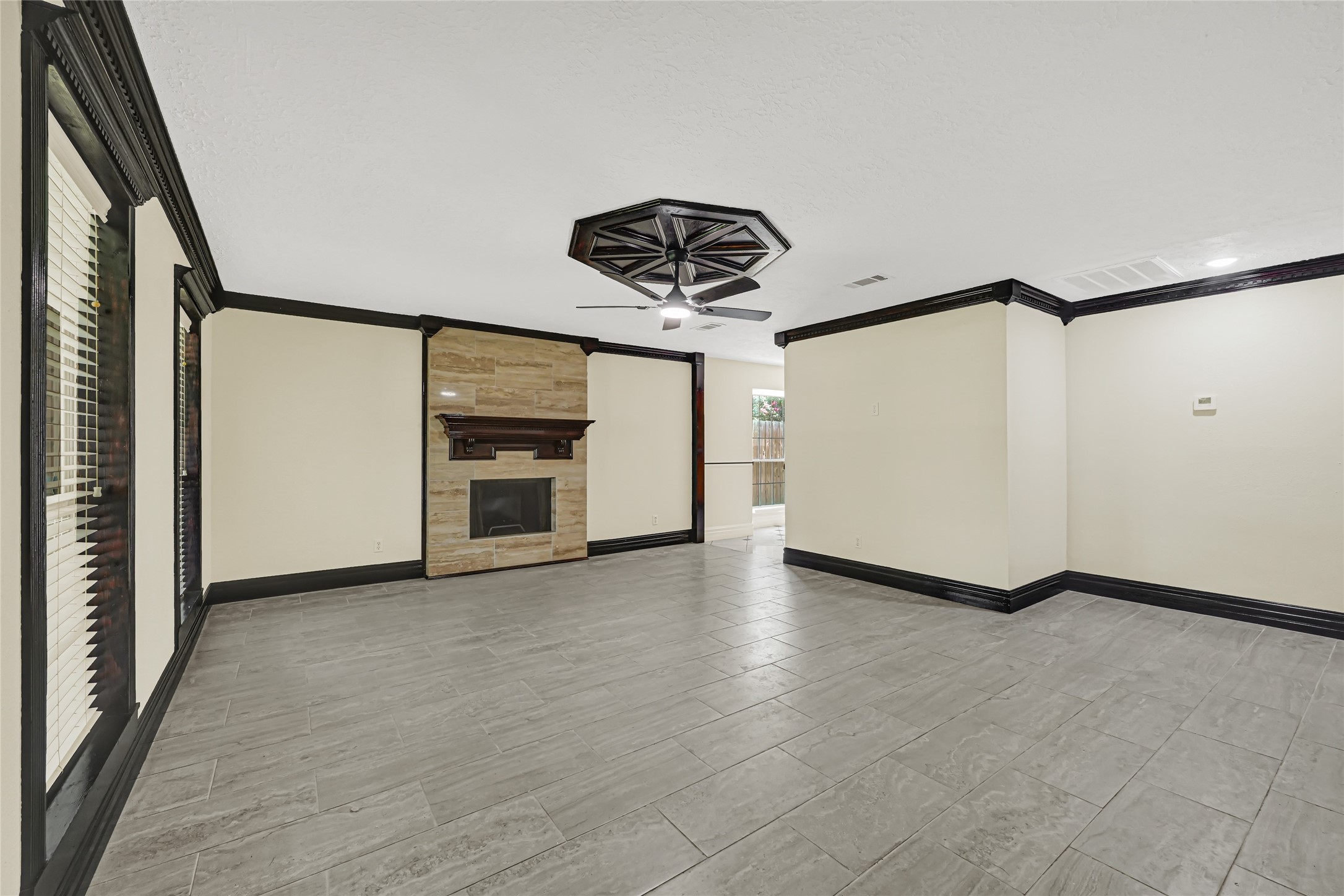 4806 Hickorygate Drive Spring, TX 77373 - Photo 9 of 21 Formal living area with fireplace