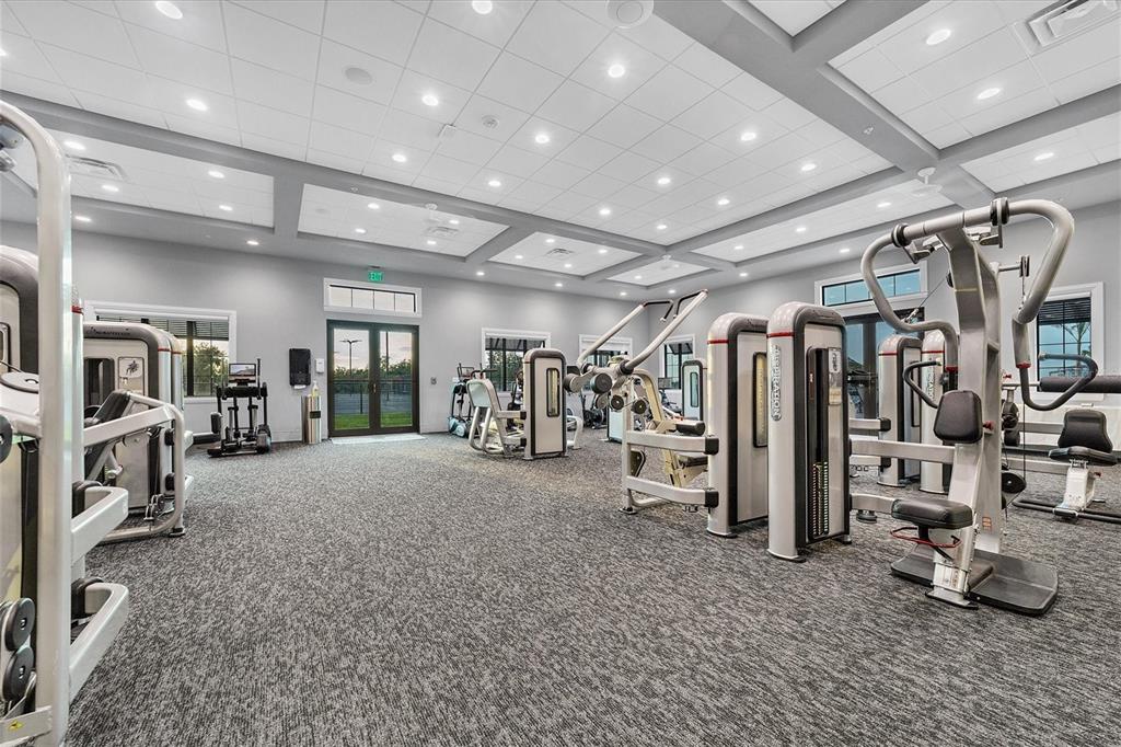 14131 Heritage Landing Boulevard, Unit 822 Punta Gorda, FL 33955 - Photo 27 of 51 a view of a room with gym equipment