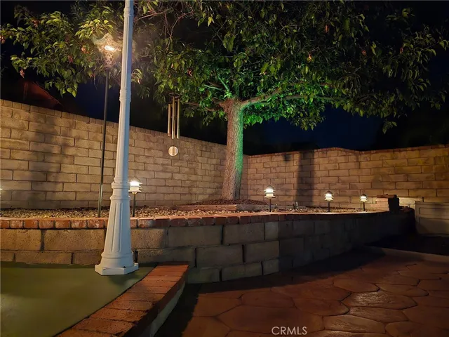 a view of balcony with furniture