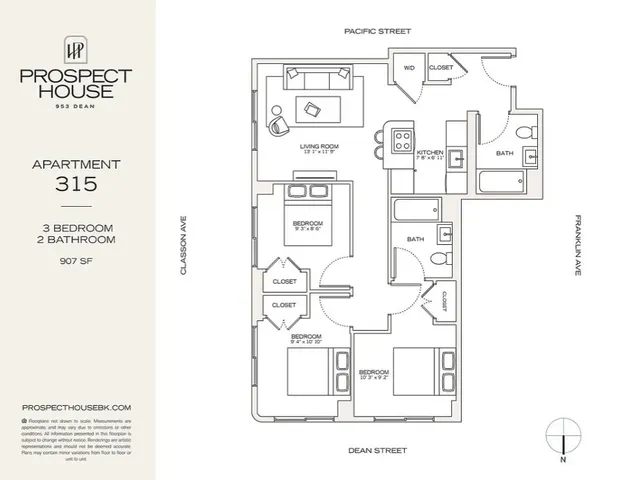 a close view of closet