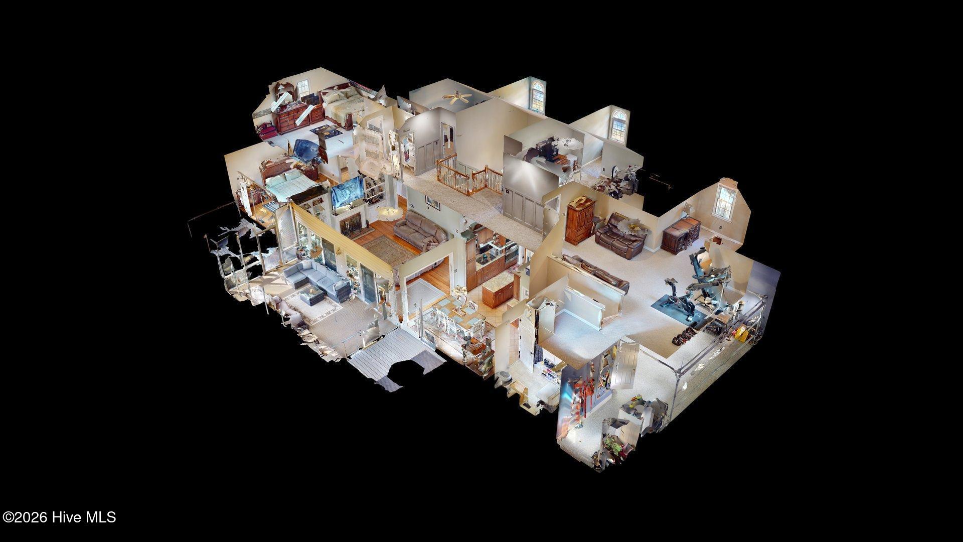 449 Rose Ridge Road Aberdeen, NC 28315 - Photo 70 of 86 449-Rose-Ridge-Road-Dollhouse-View