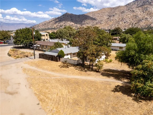 a view of a lake with a mountain