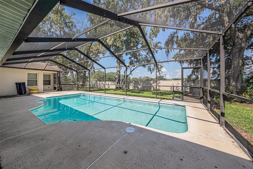 3018 Colonial Ridge Drive Brandon, FL 33511 - Photo 32 of 36 a view of a swimming pool with a yard