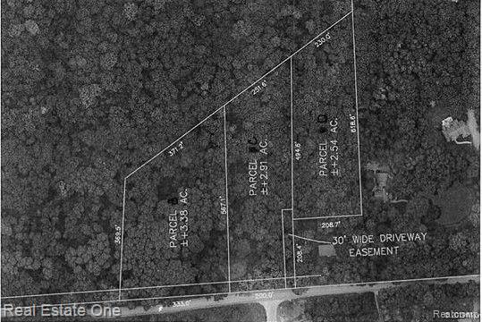 Parcel C McClements Road Brighton, MI 48114 - Photo 4 of 8 Satellite view showing wooded area