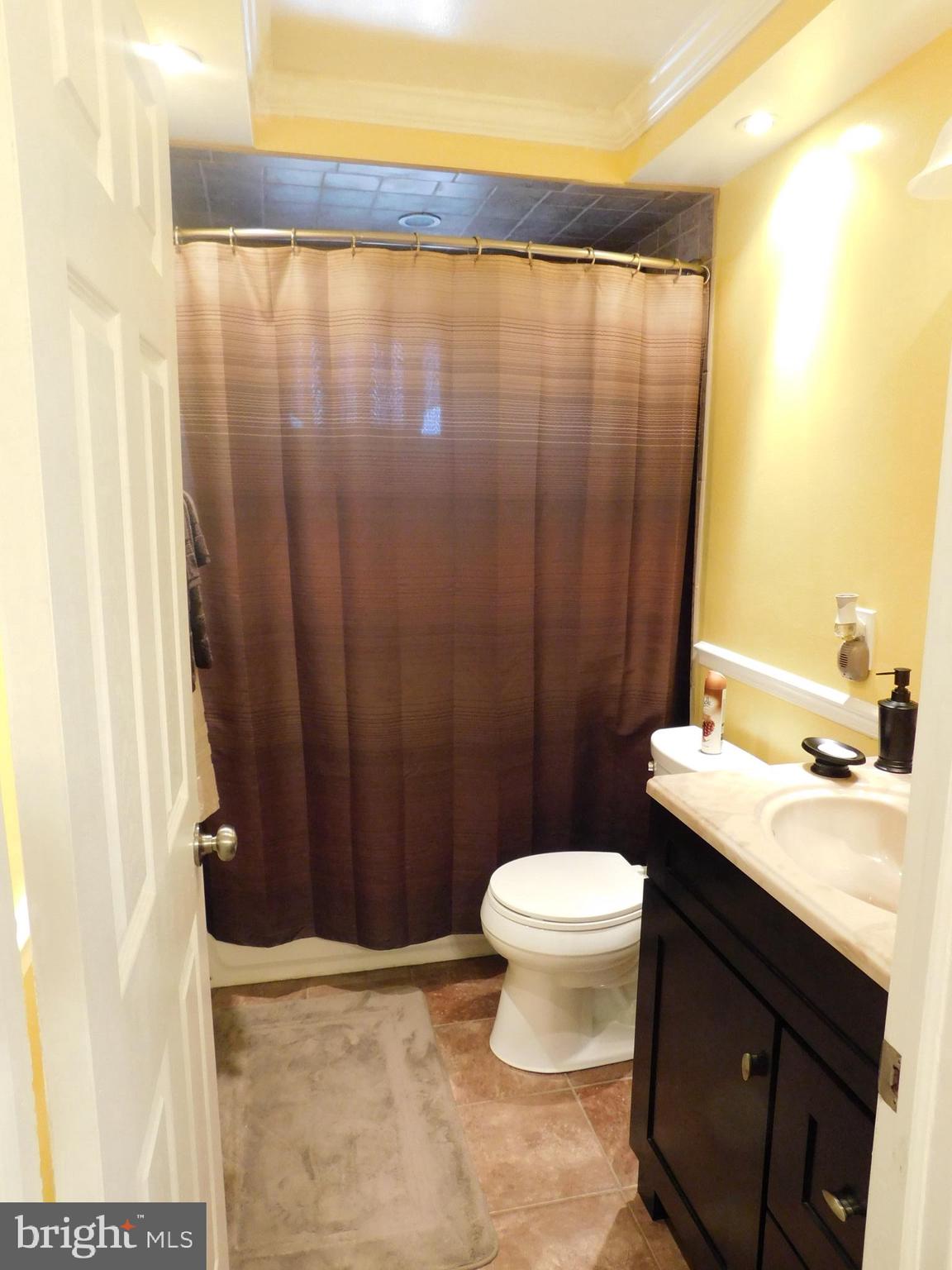 1333 Deanwood Road Baltimore, MD 21234 - Photo 27 of 40 a bathroom with a sink a toilet and shower