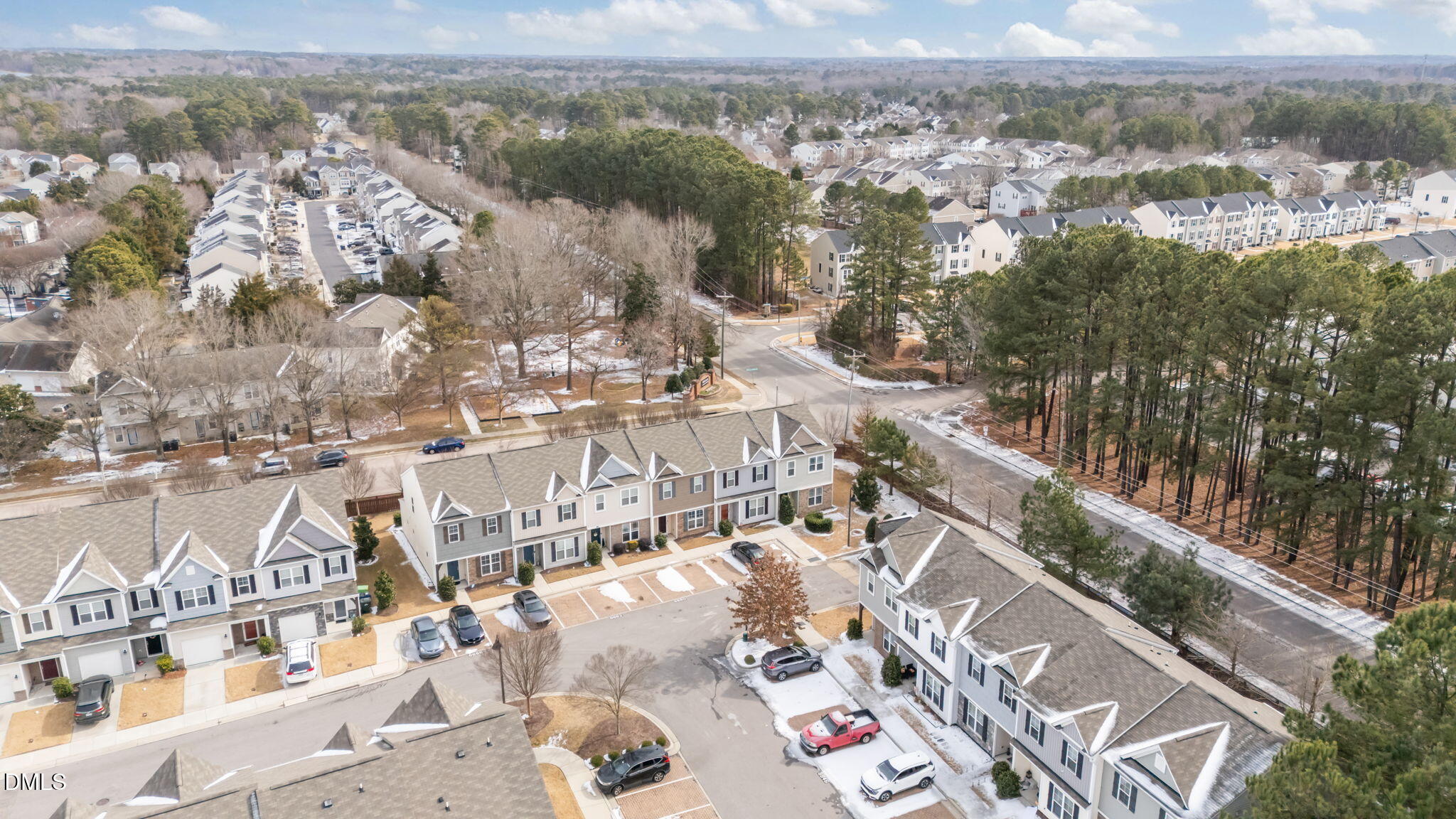 8856 Commons Townes Drive Raleigh, NC 27616 - Photo 38 of 46 Aerial