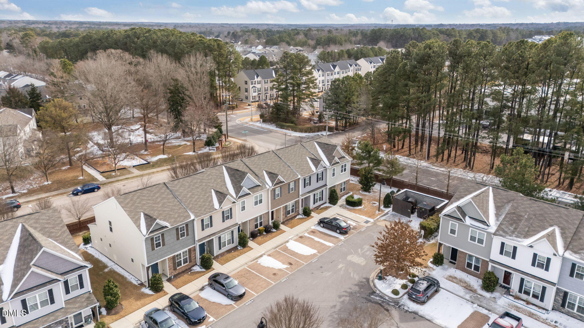8856 Commons Townes Drive Raleigh, NC 27616 - Photo 41 of 46 Aerial