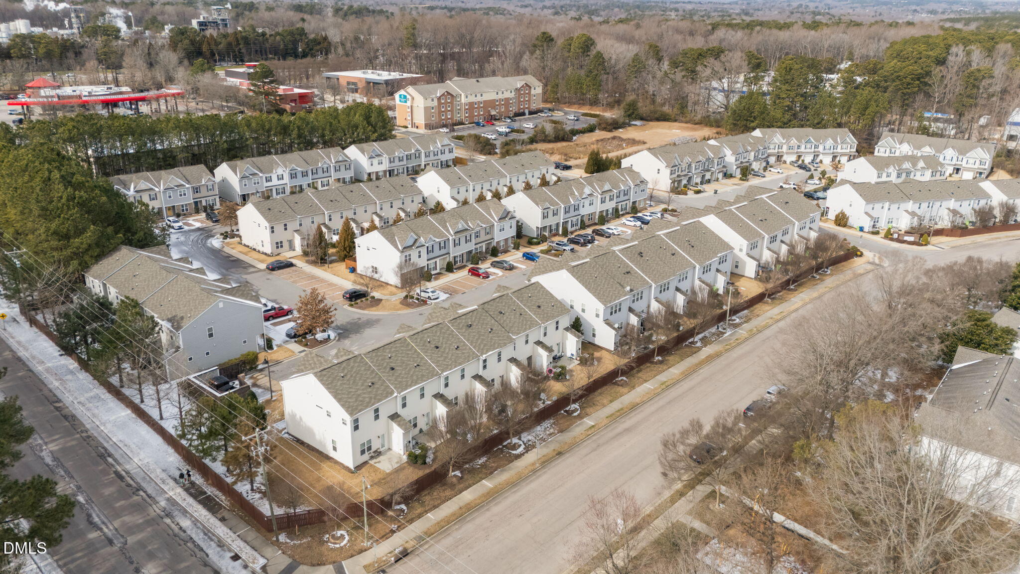 8856 Commons Townes Drive Raleigh, NC 27616 - Photo 43 of 46 Aerial